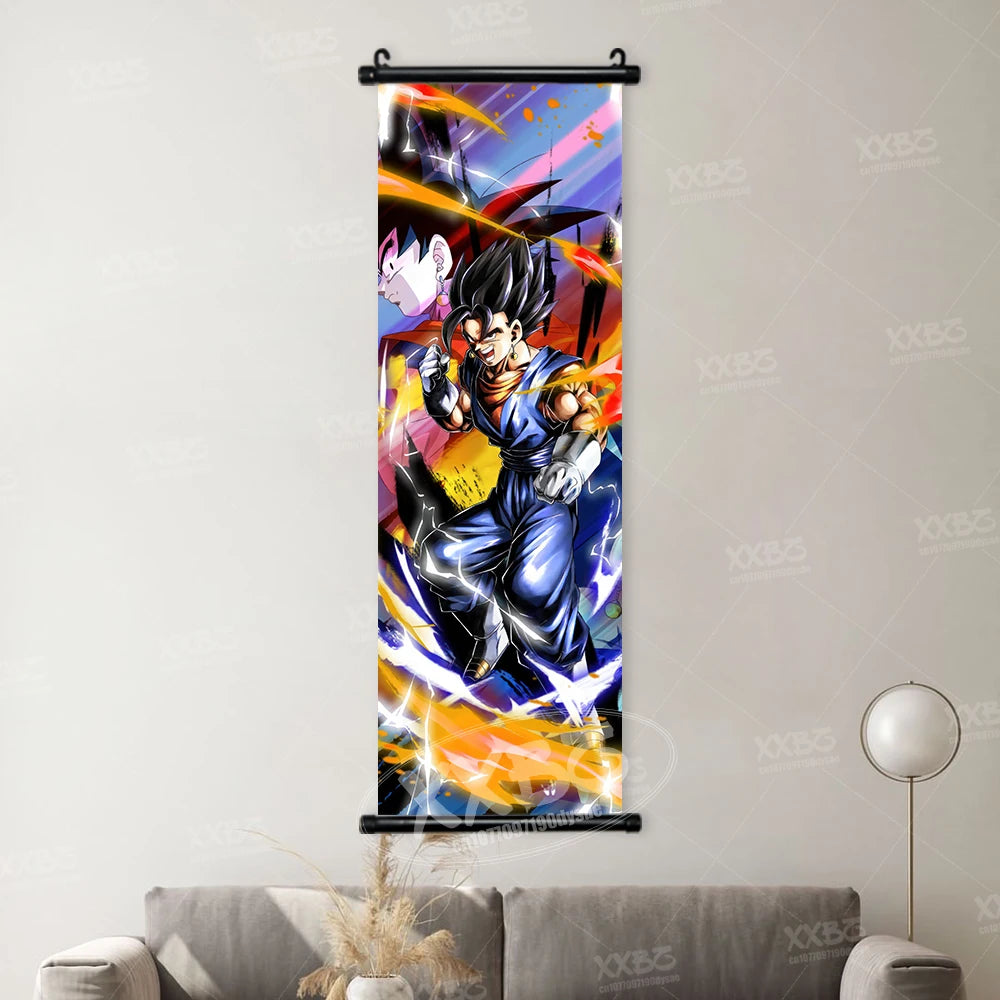 Dragon Ball Picture Recoome Anime PosterS Captain Ginyu Scrolls Painting Majin Buu Wall Art Gotenks Home Decor Goku Wallpaper qlz30-31 CHINA