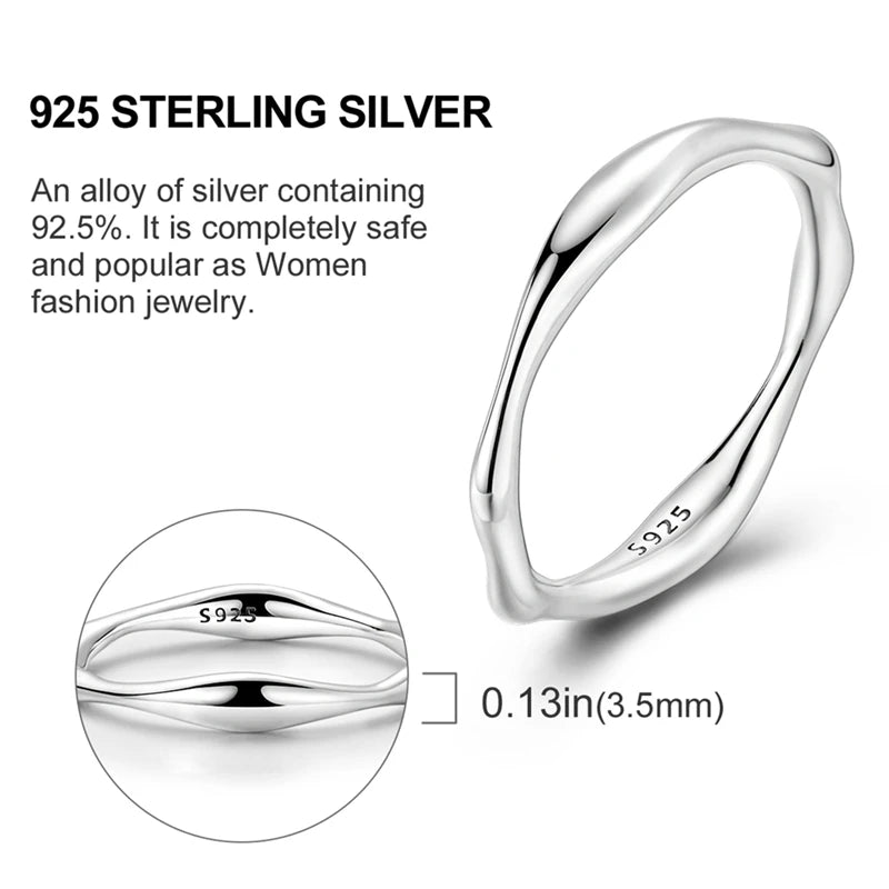 925 Sterling Silver Infinite Love Ring Original Luxury Design Zircon Finger Rings For Women High Quality Wedding Jewelry Gift