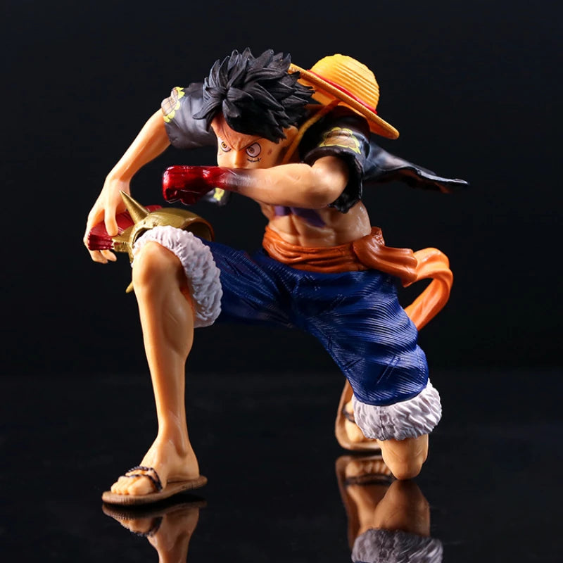 12cm One Piece Luffy Anime Figure Wano Country Gear 2 Action Figures Statue Figurine Collectible Model Doll Toys Ornament Gift NO.1 With box