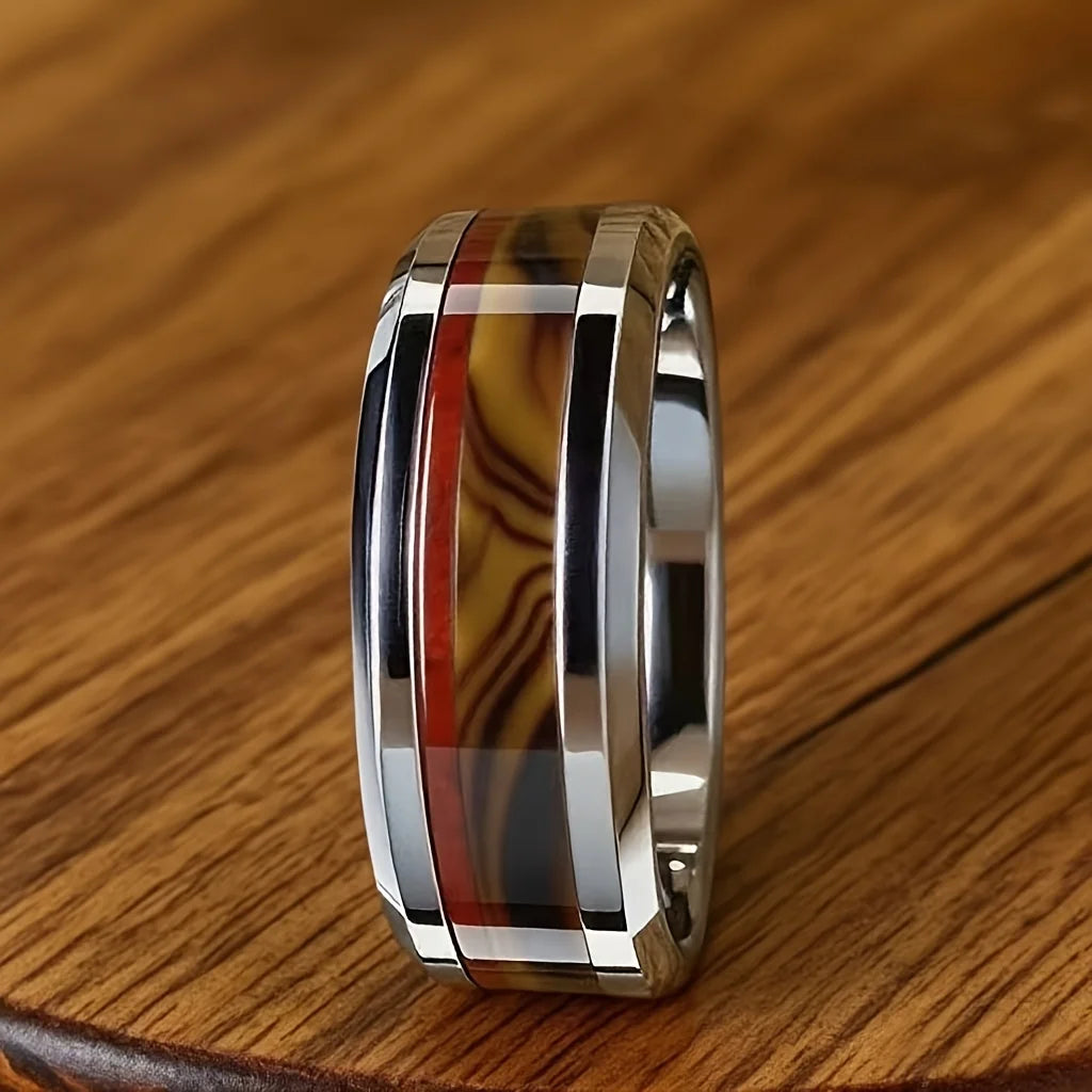 Man Rings High Quality 2025 Trend Jewelry High-End Stainless Steel Jewelry Mens Accessories Good Quality Stainless Steel Rings