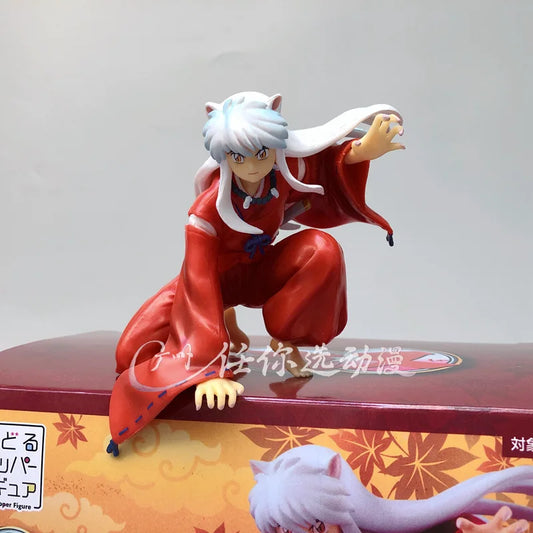 InuYasha Anime Figure InuYasha Combat Ver Action Figure Sesshoumaru Statue Collection PVC Model Doll Toys Gift Accessories Decor quanyecha