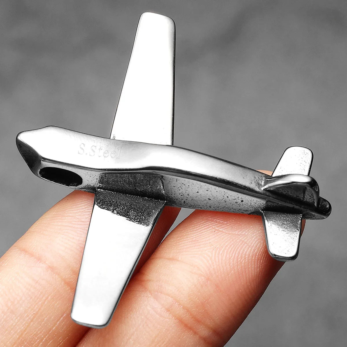 Aircraft Airplane Model Stainless Steel Men Necklaces Pendant Chain Punk for Women Fashion Jewelry Gifts Wholesale Dropshiping
