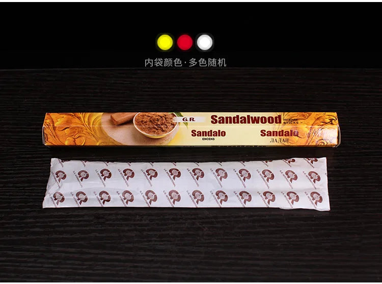 India Sandalwood Incense Sticks Meditation Lavender Sage Palo Santo Rose Line Incense Aromatherapy Lasting Fragrance