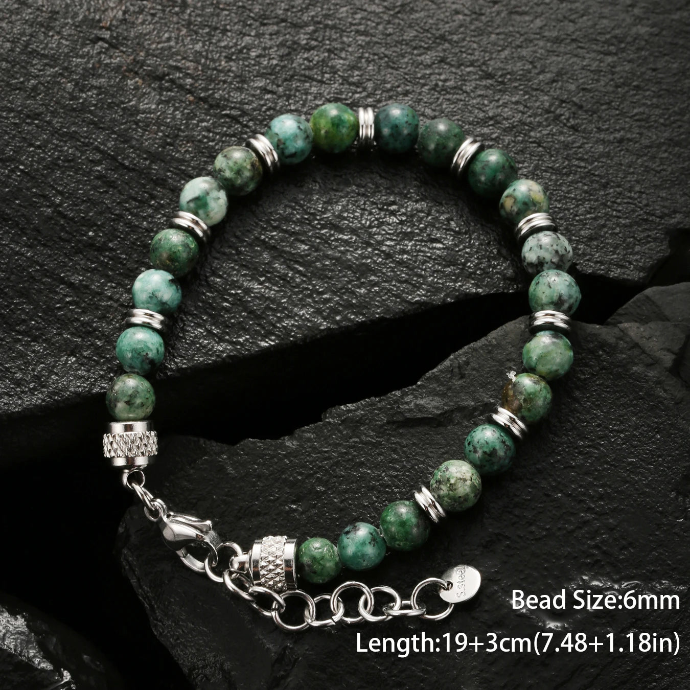 Pulseras Hombre Natural Stone Man Beaded Bracelets Homme lapis lazuli Phoenix Stone Men's Bracelets For Men Fathers Day Gifts