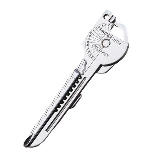 1PC EDC 8 in 1 Stainless Steel Multi Function Keychain Pendant Bottle Opener Screwdriver Camping Outdoor Survival Gear Tool CHINA