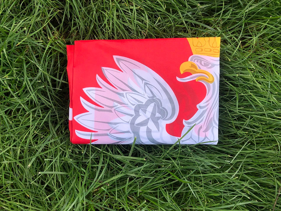 SKY FLAG 90*150cm The Republic Of Poland Eagle flag polish flags white red EU Poland flags Indoor Outdoor Home Decoration