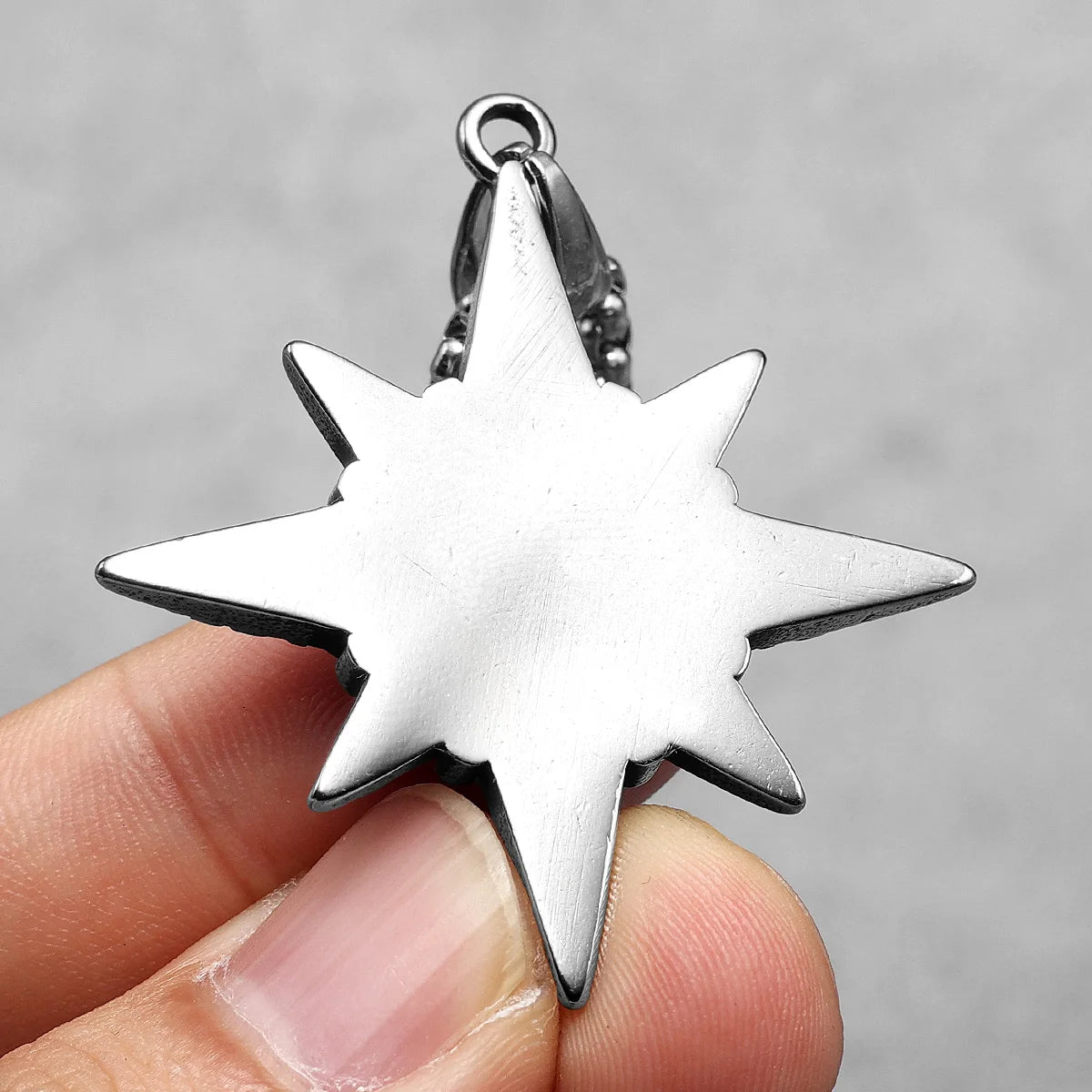 Simple Polar Star Compass Stainless Steel Men Necklaces Pendant Chain Punk For Women Fashion Jewelry Gifts Wholesale Dropshiping