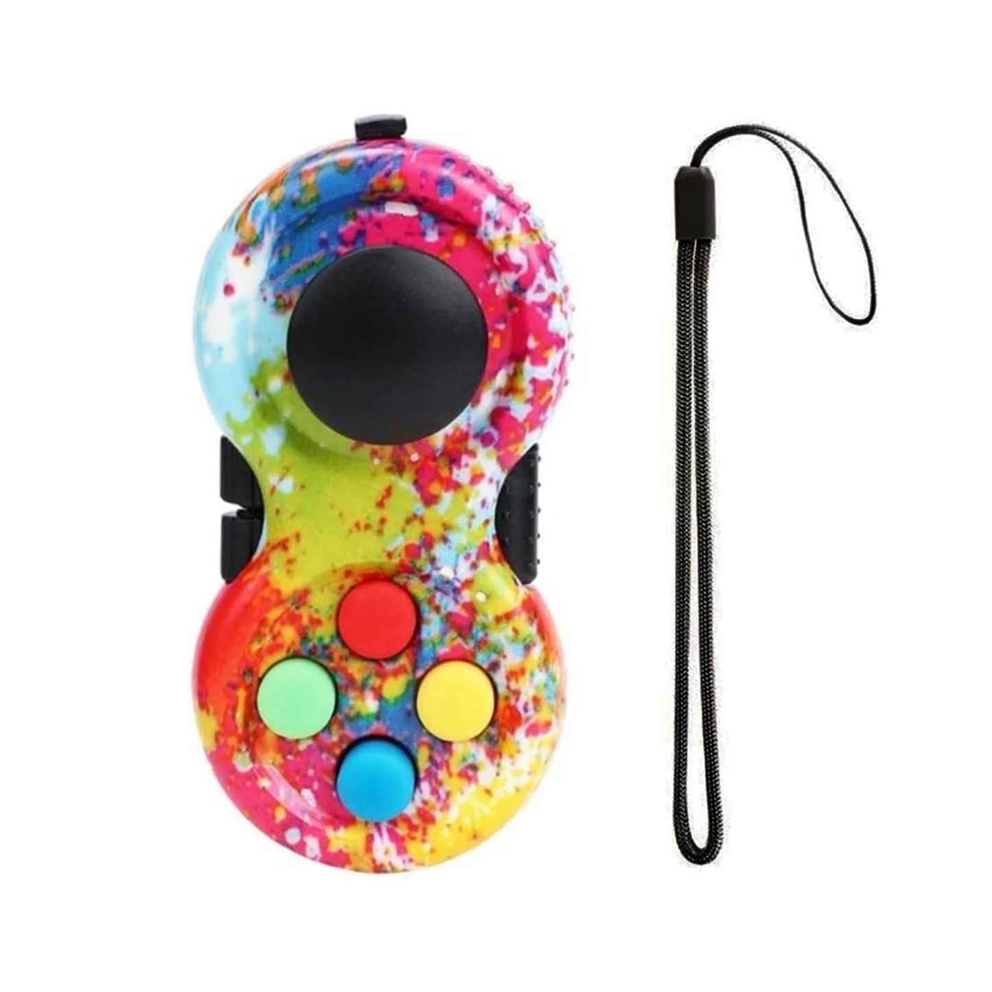 Fidget Pad with 8 Fidget Functions, Fidget Controller colorful