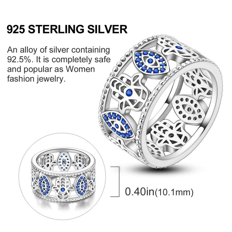 925 Sterling Silver Infinite Love Ring Original Luxury Design Zircon Finger Rings For Women High Quality Wedding Jewelry Gift