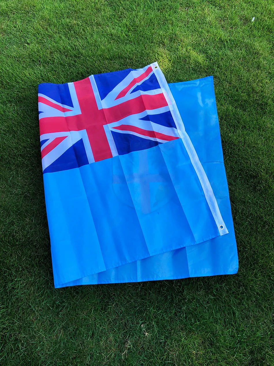 SKY FLAG Fiji Flag 3X5 FT  90x150cm high quality polyester Hanging Fijian National Flags Indoor Outdoor for home Decoration