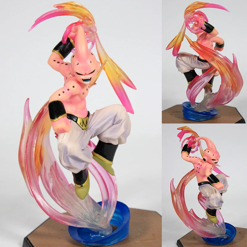 FigureCrazy Anime Dragon Ball Z Figure Buu Majin Boo Ultimate Form Battle PVC Figure DBZ Buu Fighting Goku Vegeta Gohan Super