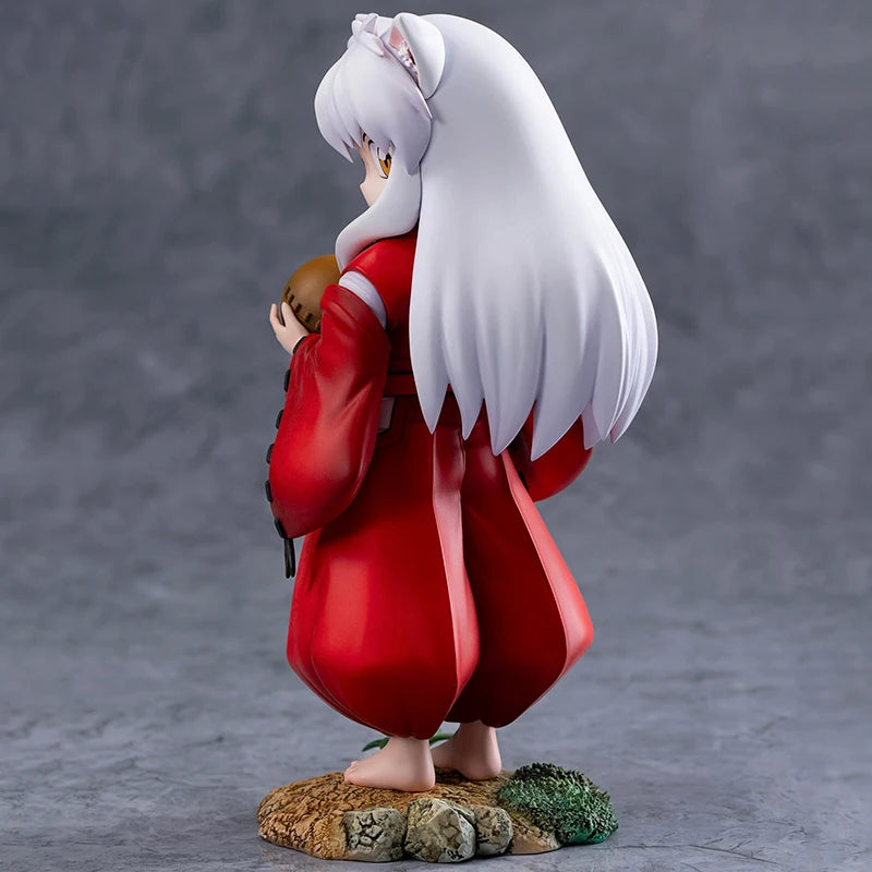 Inuyasha Anime Figures Cute Inuyasha Sesshoumaru Action Figurine Childhood Standing InuYasha PVC Model Collection Decor Toy Gift