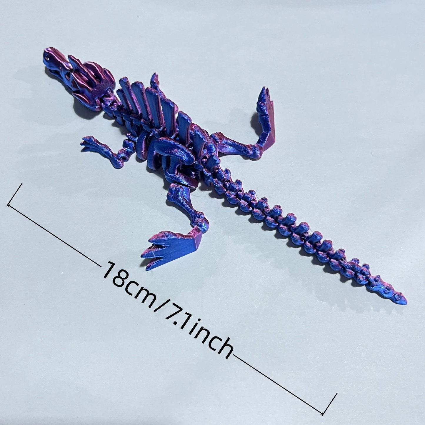 3D Printed Spinosaurus Figurine Multi Joints Movable Dinosaur Action Figure Desktop Decor Ornament Gift