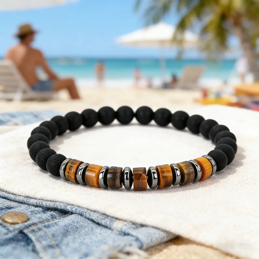 Stylish Emperor Stone Bracelet Unisex Apparel Accessories 5 Colors Healing Meditation Versatile Braslet Perfect Gift Jewelry