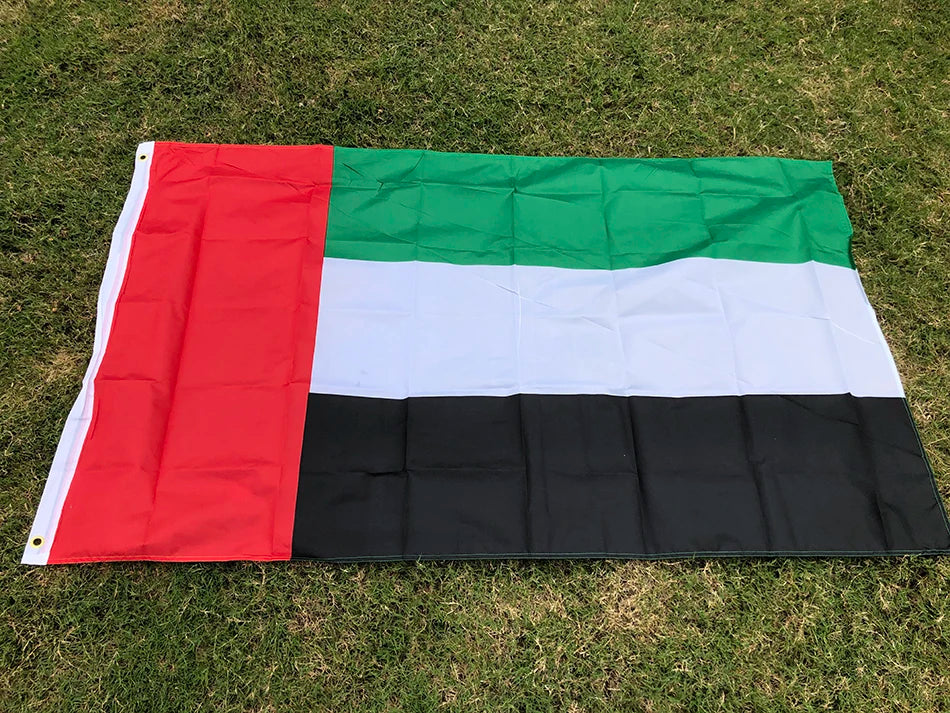 SKY FLAG The United Arab Emirates Flag 90X150cm high quality Polyester hanging ARE AE UAE National Flags For Decoration