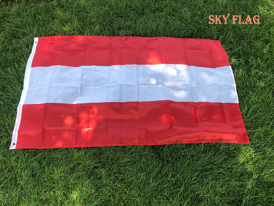 SKY FLAG 90*150cm Austria Eagle National Flags Banners with Coat of Arms Austrian Emblem Country Flag polyester printed