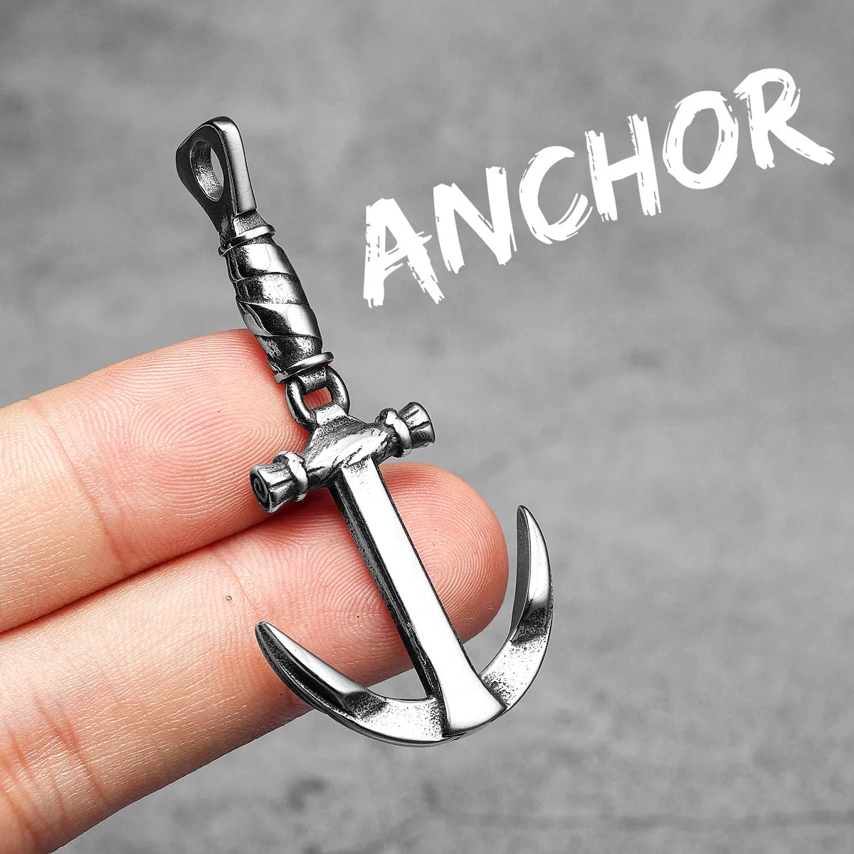 Anchor Sailor Stainless Steel Men Women Necklaces Pendants Chain Vintage Punk Rock Fashion Jewelry Creativity Gift Wholesale