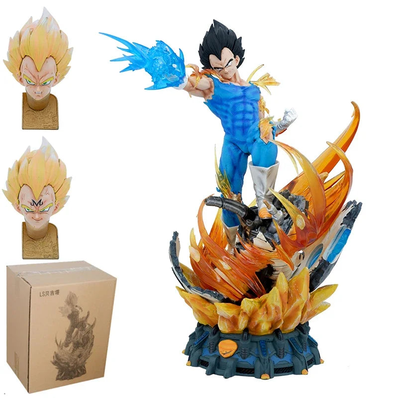 Yunqi Create Studio Pvc Gk Dragon Ball Z Son Goku Ultra Instinct Statue 50cm Dbz Anime Model Action Figure Collection Toys Gifts S