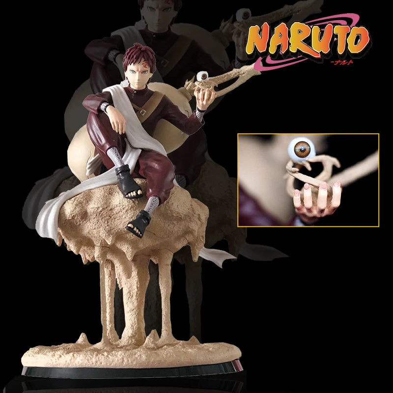 22CM Anime Naruto Gaara PVC Action Figure Statue Collection Model Figurine Kids Toys Doll