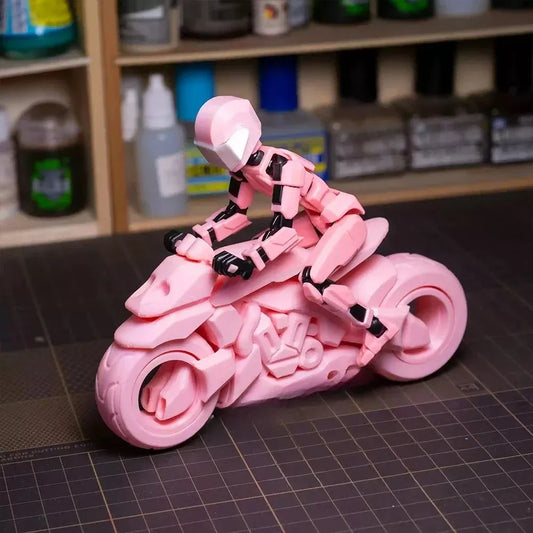 3D Printed Death/Swordsman Dummy 13 Action Figures Multi-Jointed Movable Lucky 13 Action Figure Nova 13 Action Figure for Gift