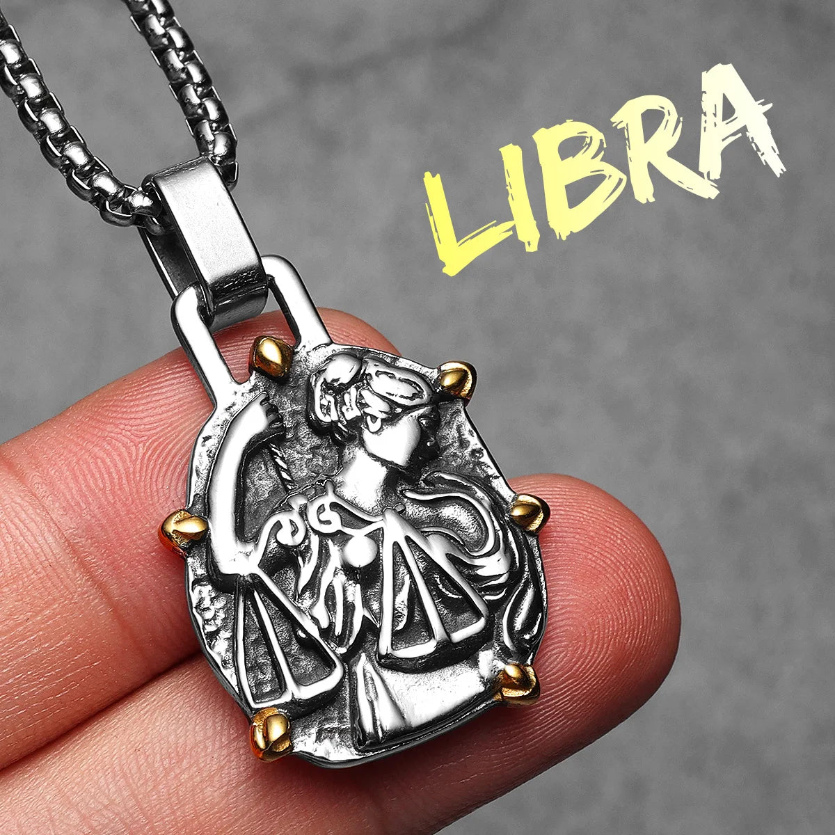 Twelve Constellations Stainless Steel Man Necklaces Pendant Chain Couple Gifts Women Fashion Jewelry Gifts Wholesale Dropshiping