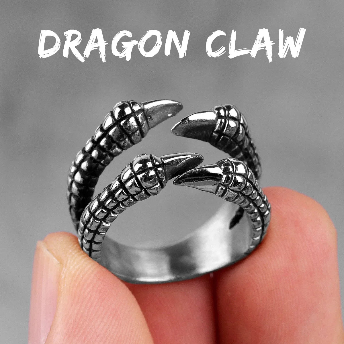 Stainless Steel Animal Men Rings Eagle Dog Dragon Bird Snake Punk Hip Hop Trendy For Male Boy Jewelry Creativity Gift Wholesale