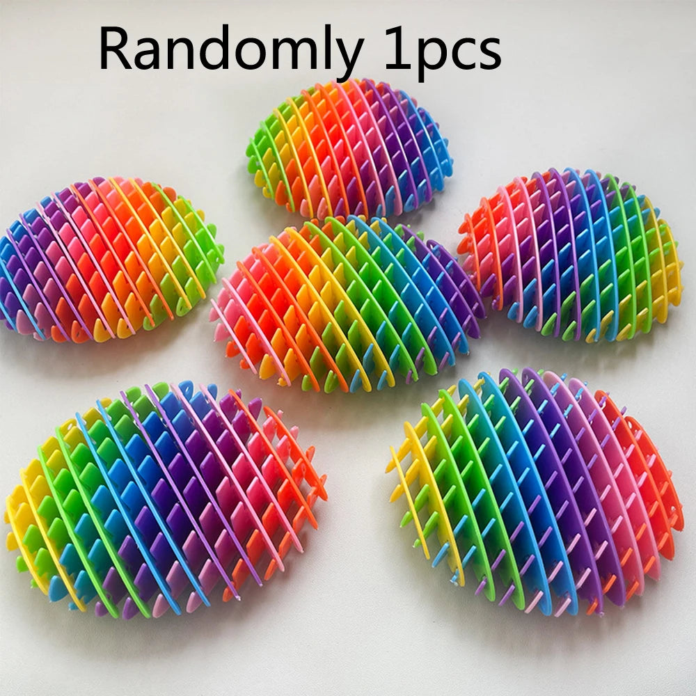 Fidget Worm Toy 3D Printed DIY Stretchable Elastic Mesh Unique Puzzle Release Decompression Deformation Adult Stress Relief Toys Color random 1pcs 1