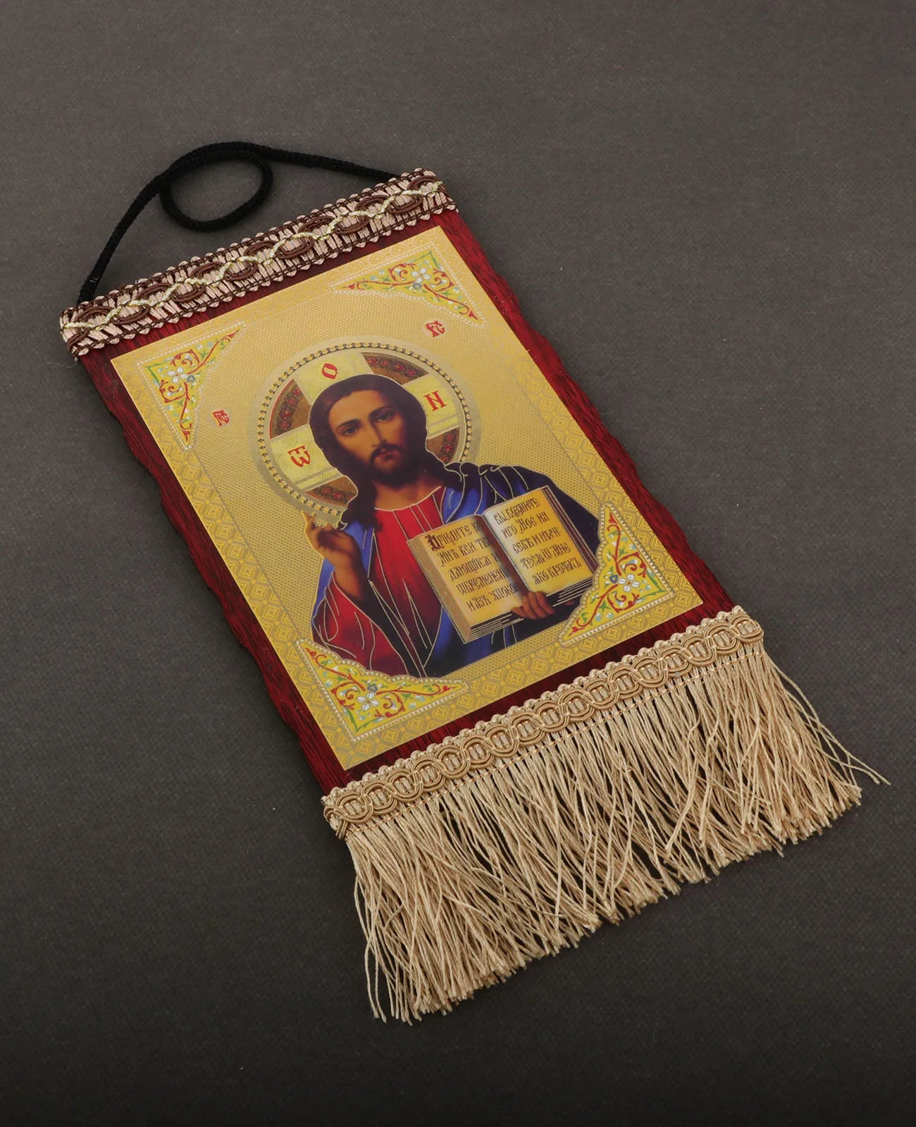 Jesus Christ The Teacher Tassel Hanging Home Wall Decoration Christian Holy Family Virgin Mary Icon Church Ornament Accessories