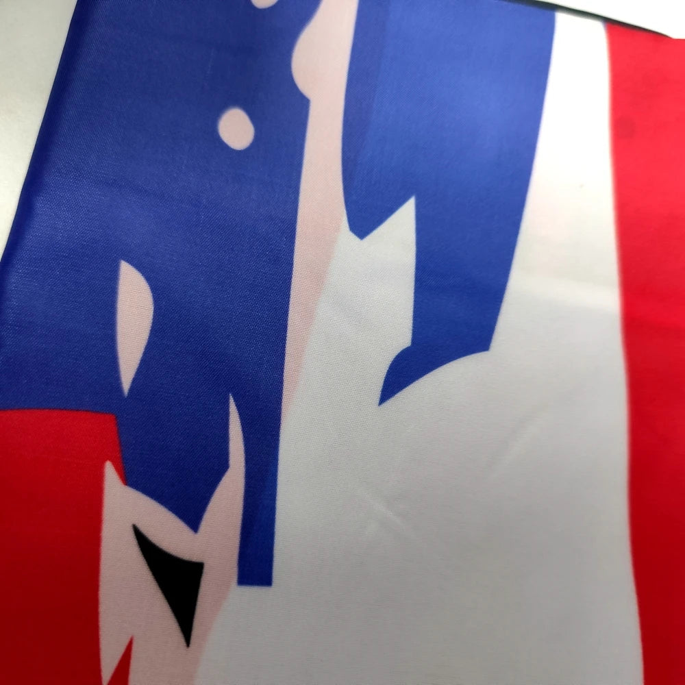 Puerto Rico Boricua Pride Flag 90x150cm Polyester Cultural Banner Reinforced Edges Brass Grommets for Indoor/Outdoor Wall Decor