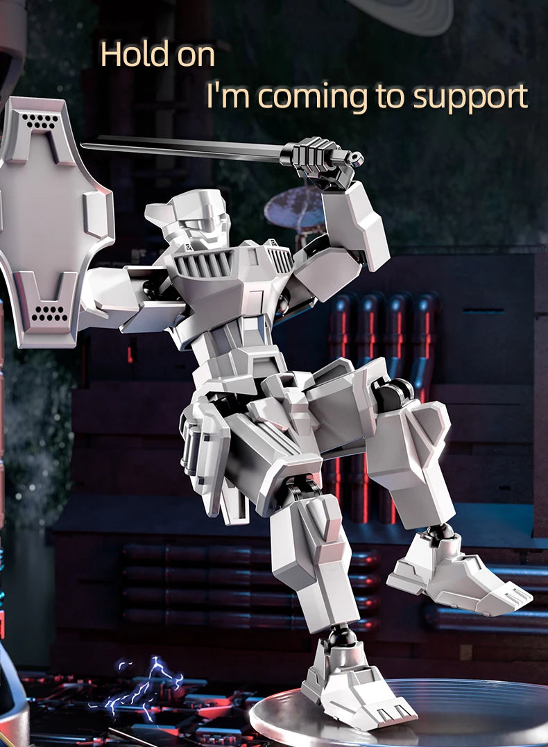 Multi-Jointed Movable Shapeshift Robot Warrior 3D Printed Knight Mannequin Dummy Toys Kids Adults Parent-children Games gifts