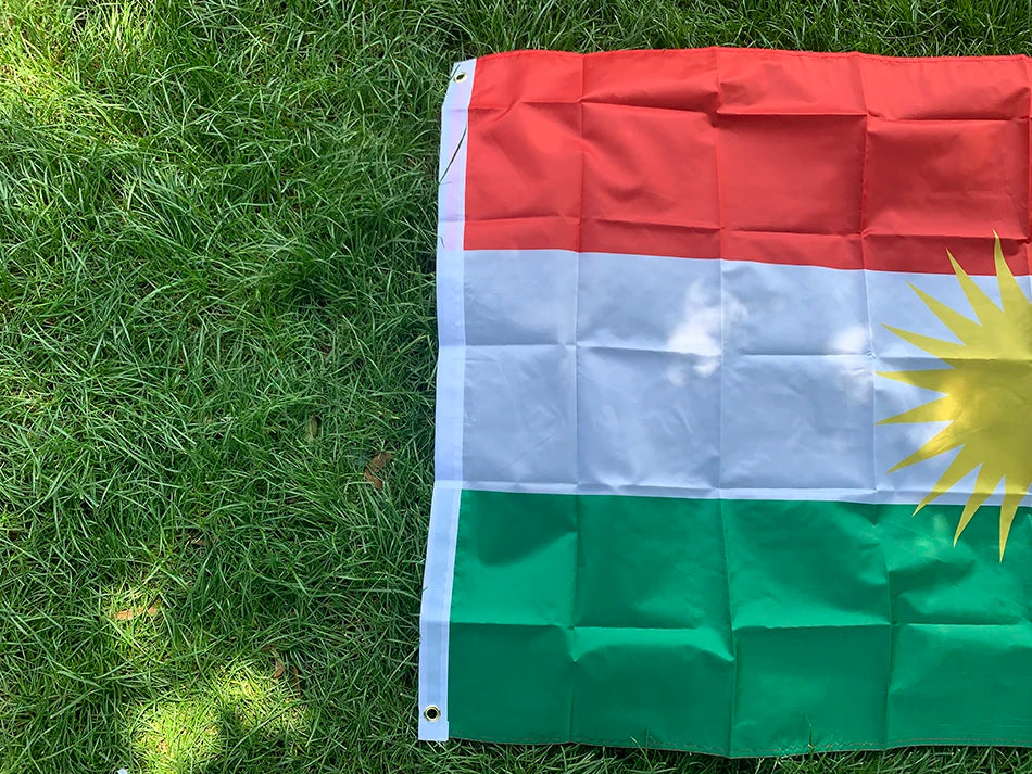 SKY FLAG Kurdish flag 60x90cm 90*150cm Kurdistan Flag Hanging Polyester Kurdish Flag and Bannes Home Decoration flag