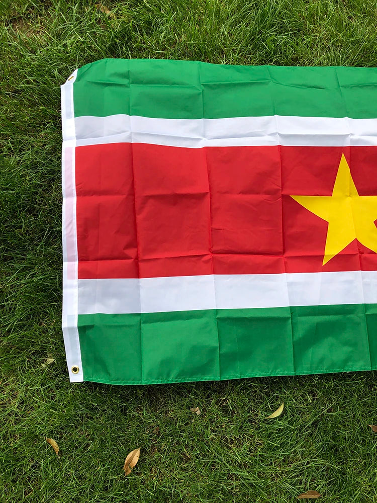 SKY FLAG Suriname Flag 90x150cm  Activity Decorative National Banner High Quality Double Sided Printed Polyester Suriname flag