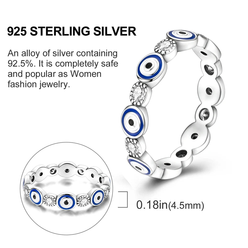 925 Sterling Silver Infinite Love Ring Original Luxury Design Zircon Finger Rings For Women High Quality Wedding Jewelry Gift