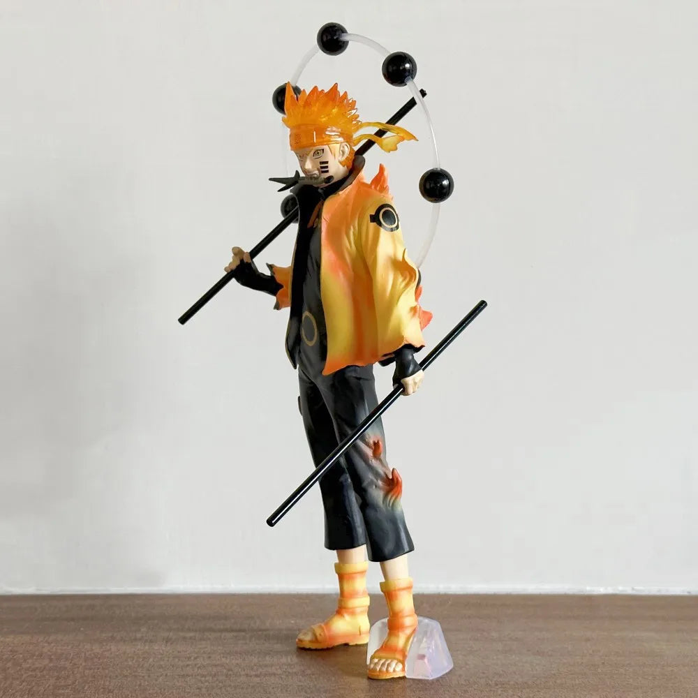 28CM Anime Naruto Uzumaki Naruto Figure Rikudousennin Modo Standing Model Toy Gift Collection Action Figure PVC