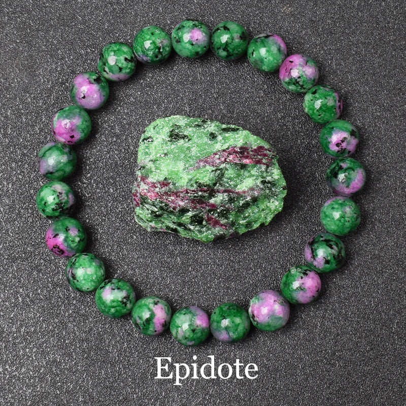 Natural Black Agates Beads Bracelet Women Men Genuine Black Onyx Natural Stone 6mm 8mm Smooth Round Beads Lucky Energy Jewelry