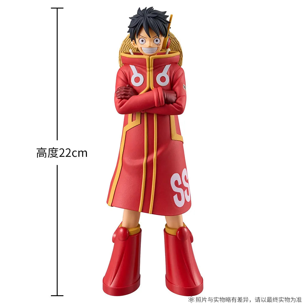 22cm New One Piece Action Figure Monkey D Luffy Nami Figurine Egghead Figurine Pvc Room Decoration Birthday Gifts Toys A with box