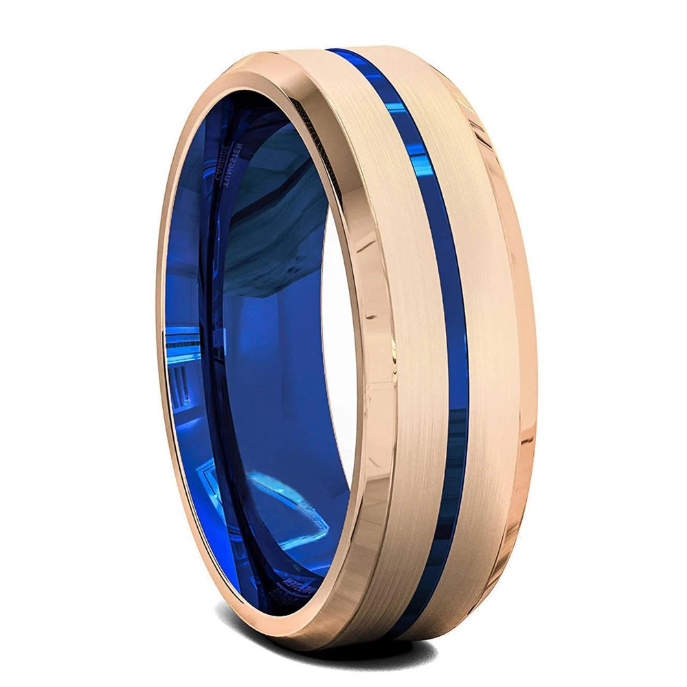 48 styles Fashion 8mm Celtic Dragon Stainless Steel Ring For Men Women Inlay carbon fibre Wedding Band Jewelry Anniversary Gifts