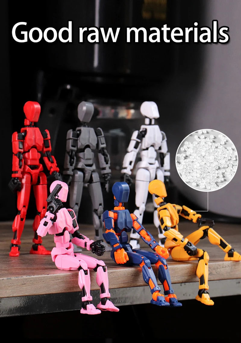 T13 Action Figure Titan 13 Action Figure Dummy Lucky 13 Action Figure 3D Printed Multi-Jointed Movable Nova 13 Action Figure Toy
