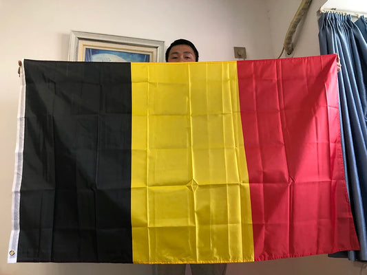 BELGIUM flag 90*150cm Belgium national hanging polyster banner Belgium flag