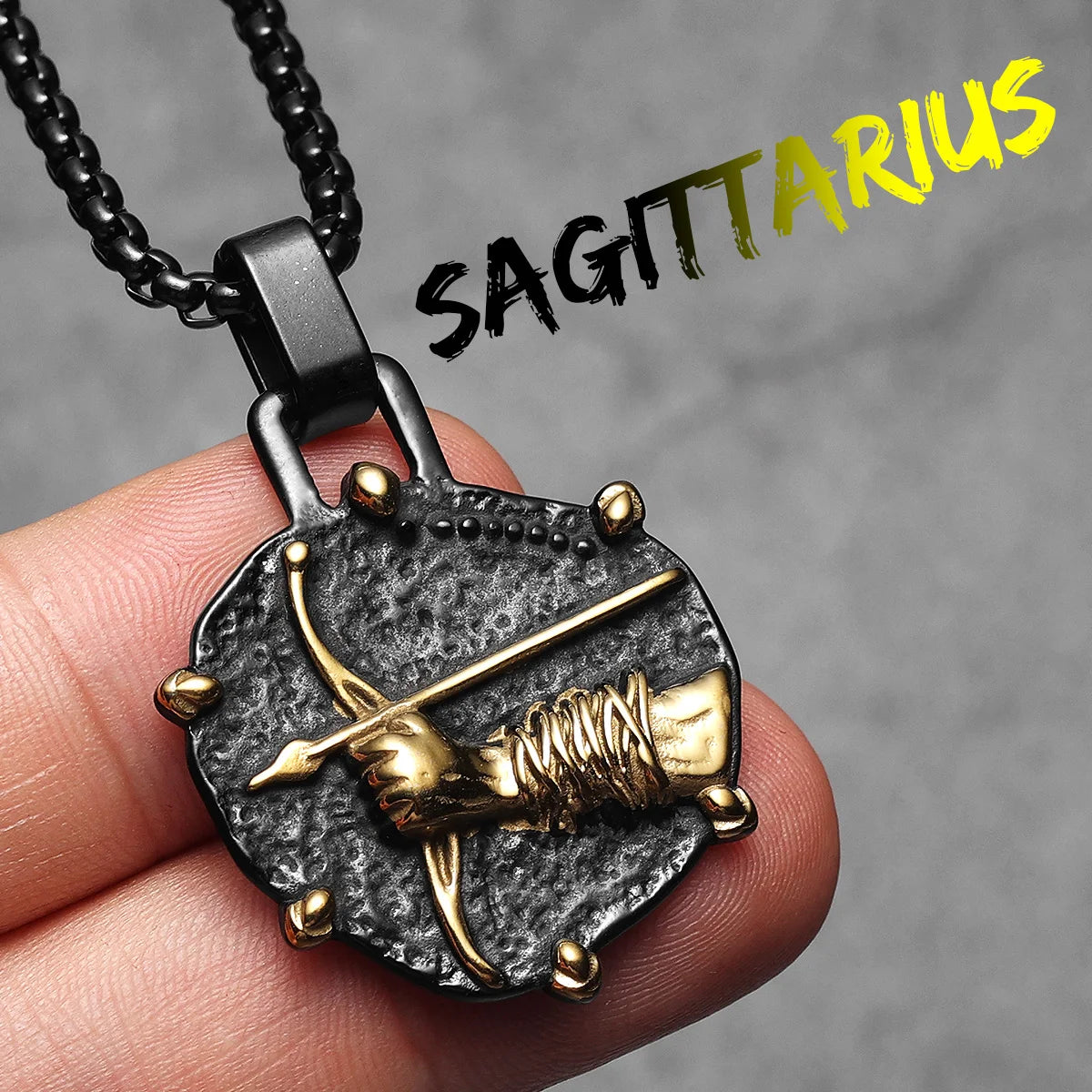 Twelve Constellations Stainless Steel Man Necklaces Pendant Chain Couple Gifts Women Fashion Jewelry Gifts Wholesale Dropshiping