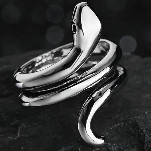 New Design Skull Crow Skull Ring Woodpecker Bird Men's Ring Punk Stylish Jewelry
