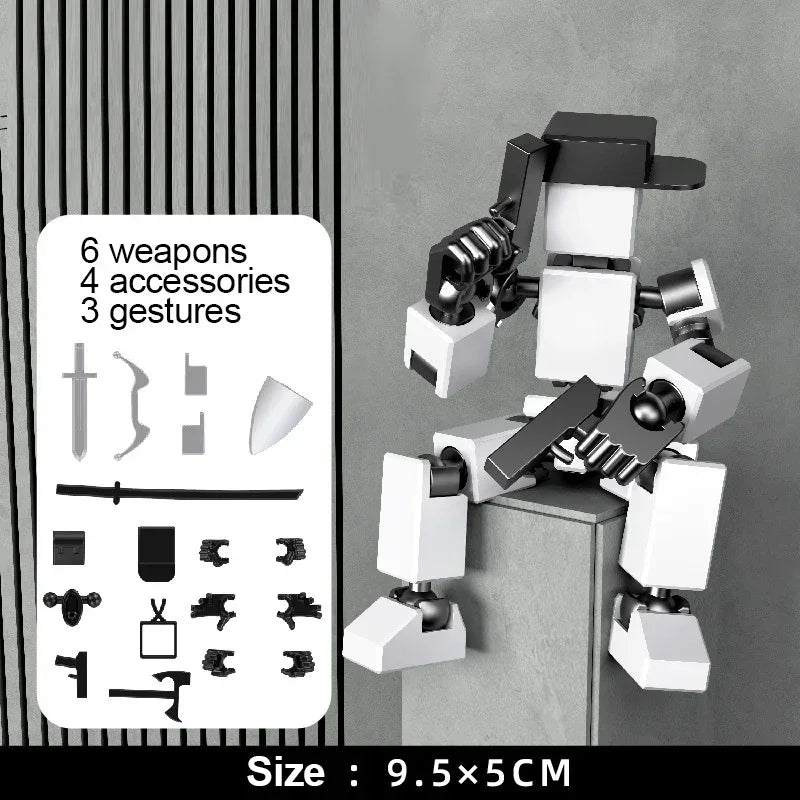 Creative Multi-Jointed Movable Shapeshift Robot 3.0 3D Printed Mannequin Dummy Action Model Doll Toy Kid Christmas Decora Gift
