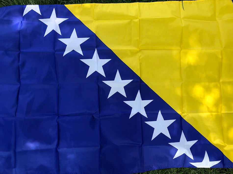 SKY FLAG 3X5Fts Bosnia and Herzegovina Flag 90X150cm BIH BA Bosna Hercegovina Flag for Decoration Hanging National Flag