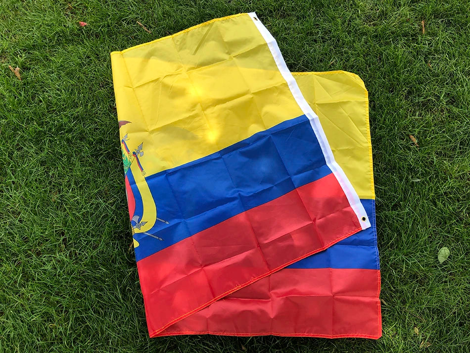 SKY FLAG Ecuador Flag 90x150cm ECU EC Ecuador Flag Super Poly football FLAG Indoor Outdoor Polyester hanging Flag