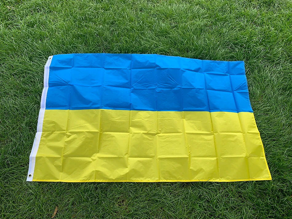 SKY FLAG Ukraine National flag 90X150cm Hanging Polyester Blue Yellow UA UKR Ukrainian National Flags For Decoration
