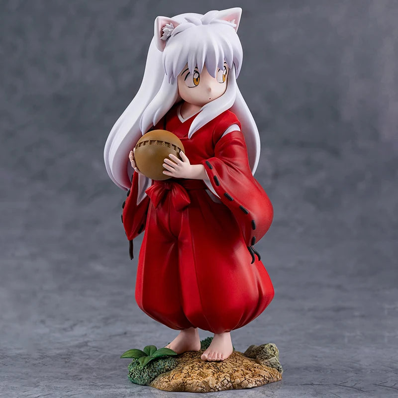 Inuyasha Anime Figures Cute Inuyasha Sesshoumaru Action Figurine Childhood Standing InuYasha PVC Model Collection Decor Toy Gift