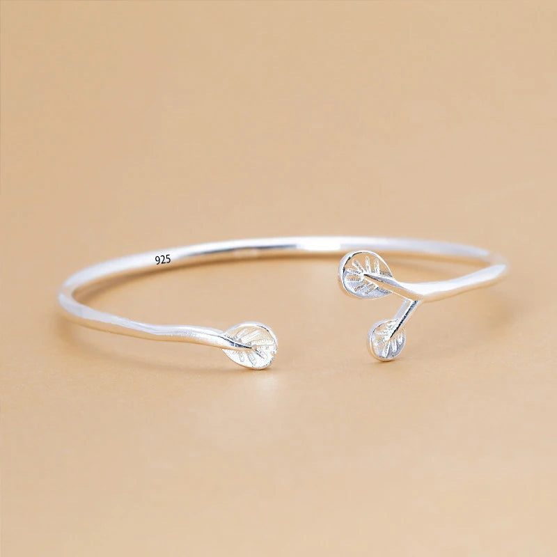 VENTFILLE 925 Sterling Silver Geometry Irregular Bracelet For Women Minimalist Niche Aesthetic Versatile
