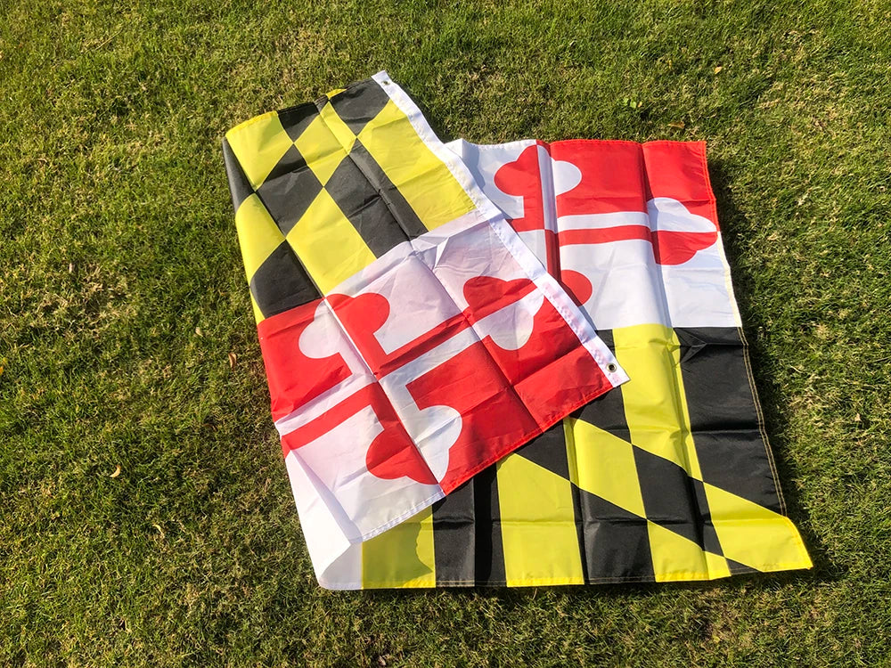 SKY FLAG Maryland Flag 90*150cm high quality polyester Us Usa State Maryland Flag hanging flag banner