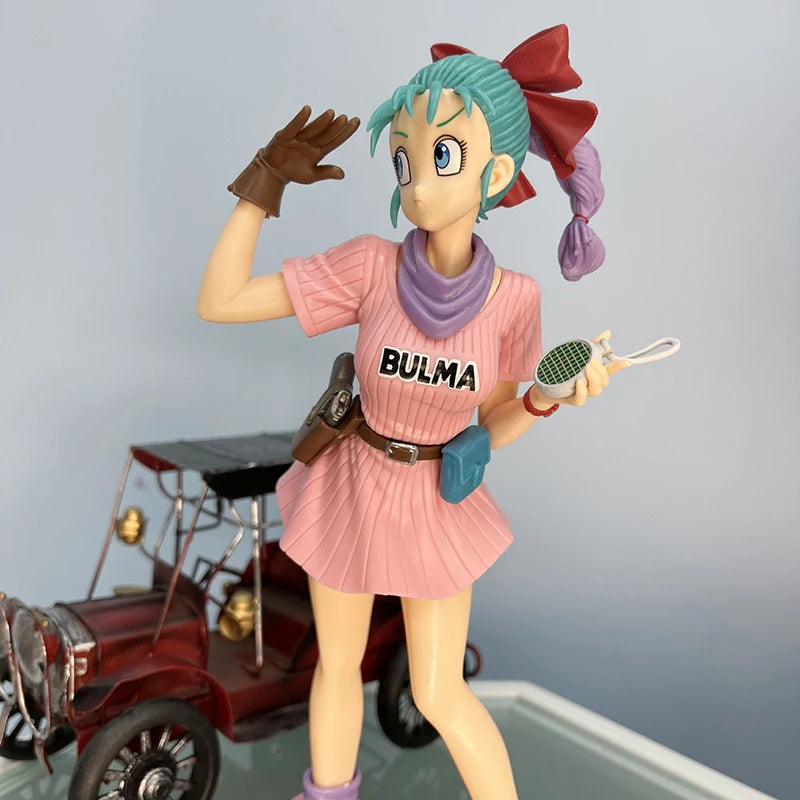 24cm Dragon Ball Figures Glitter & Glamours Bulma Action Figure Decoration PVC Collection Doll Anime Bulma Model Toys for Gifts