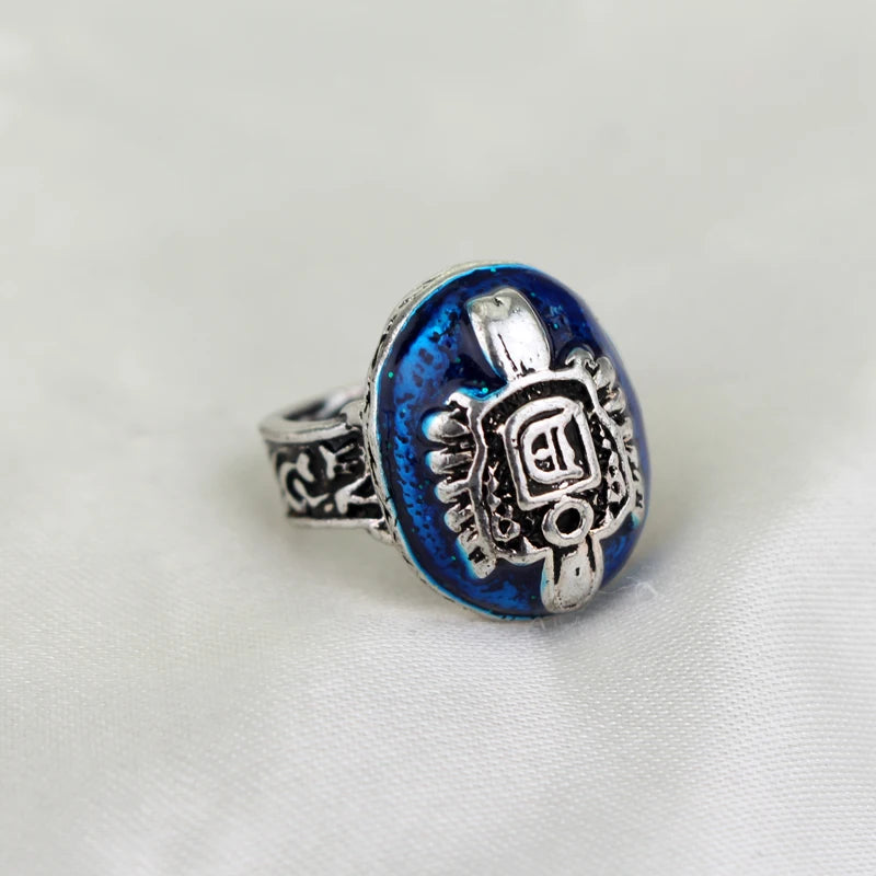 The Vampire Diaries Ring Letters Anillos Salvatore Damon Reborn Daylight Ring Aneis Stefan Family Crest Vintage Jewelry Gift New